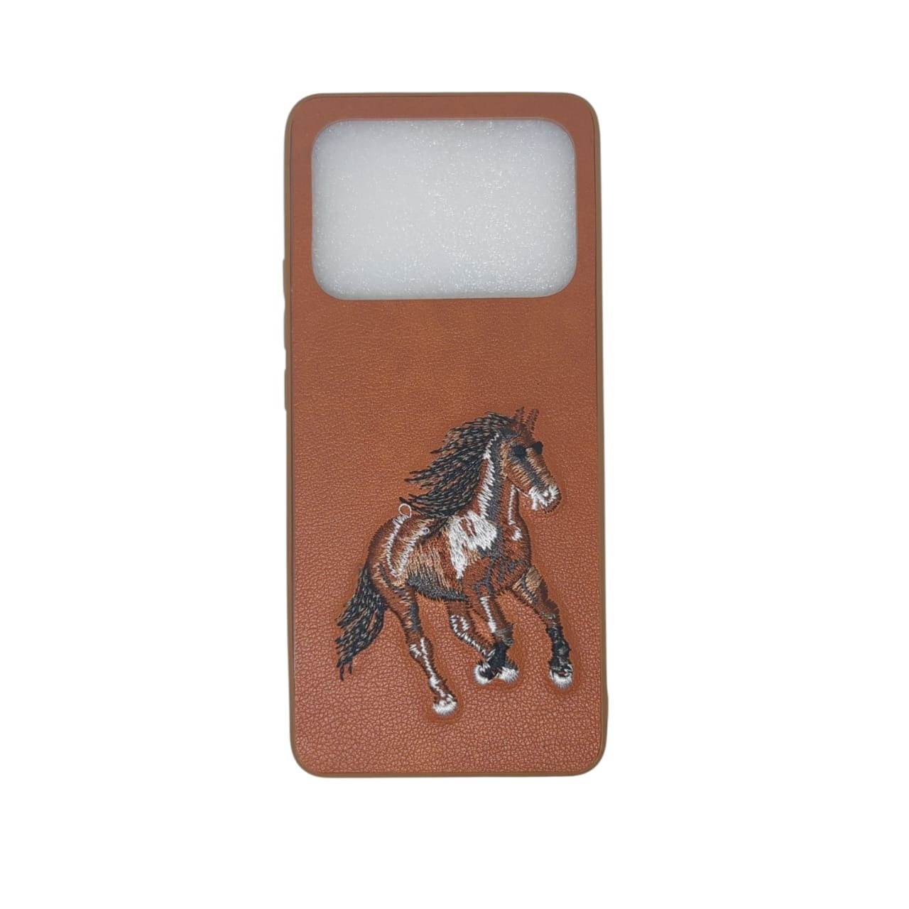 Polo Case Santa Barbara 3D Embroidery Leather Back Cover – Premium Luxury Stitch Design Mobile Case