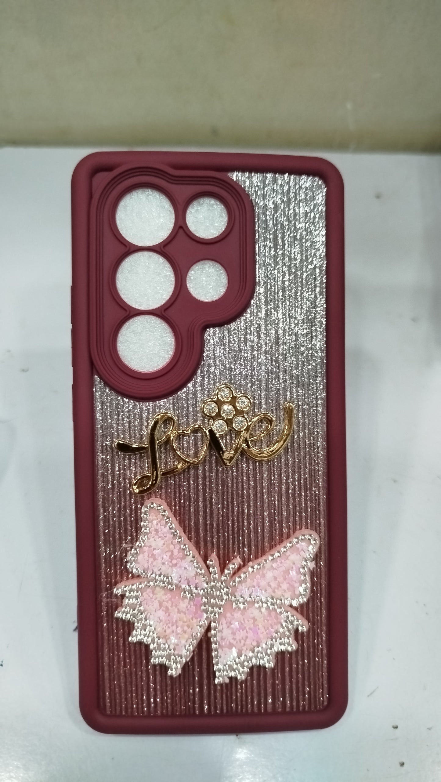 🦋 Butterfly Love Glitter Mobile Case - ✨ Elegant Design. Strong Protection. Perfect for Girls.